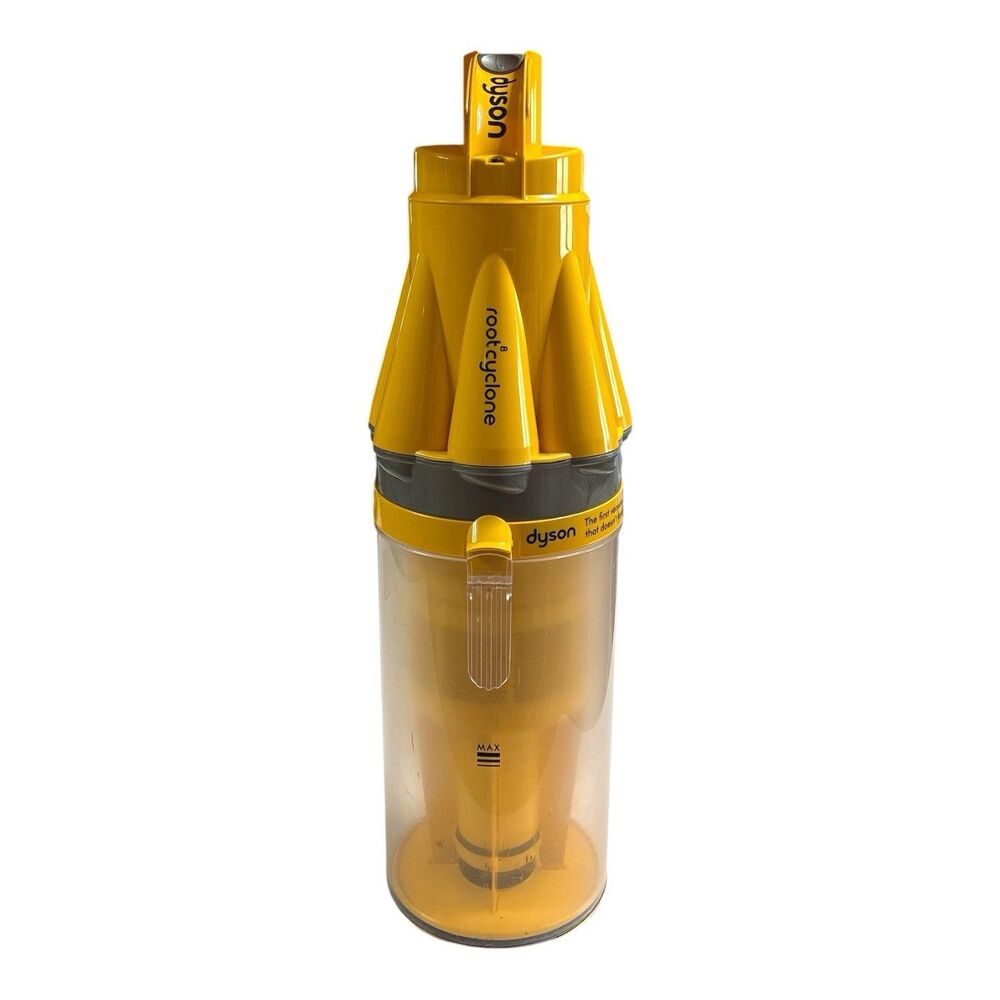 Dyson DC07 Vacuum Cyclone & Dust Bin Canister Assembly OEM Yellow